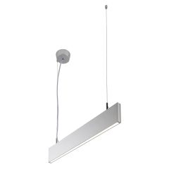 Saxby 92520 Kingsley 2ft Suspended LED Linear 4000K Silver/Frosted
