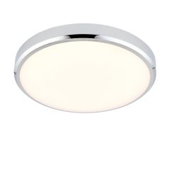 Saxby 94520 Cobra 15W LED Bulkhead 3/4/6K IP44 300mm Chrome