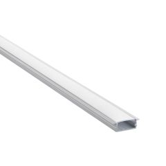 Saxby 97736 RigelSLIM Recessed Wide 2M Aluminium LED Profile 11.2x30.7mm Silver