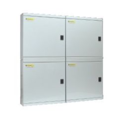 Schneider SE36B3D KQ Loadcentre 3 Row DIN Rail c/w Door & Front Enclosure Cover 700x470x139mm Steel