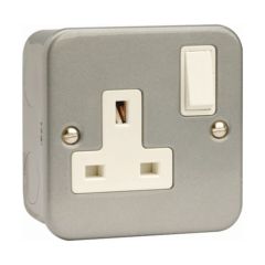 Click Essentials CL035 13A 1 Gang DP Switched Socket Outlet