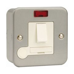 Click Essentials CL052 13A DP Switched FCU With Neon & Optional Flex Outlet