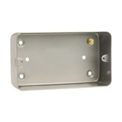 Click Essentials CL086 2 Gang 40mm Deep Mounting Box