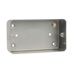 Click Essentials CL088 2 Gang 50mm Deep Mounting Box