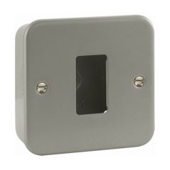 Click Essentials CL20401 1 Gang GridPro Frontplate & Back Box