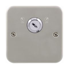Click Essentials CL660B 20A DP 1 Gang Plate Key Lockable Switch