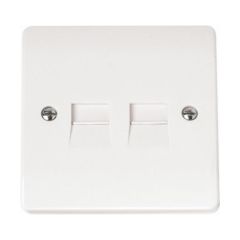 Click Mode CMA122 Twin Telephone Outlet (Master)