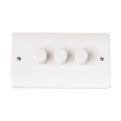 Click Mode CMA163 3 Gang 2W 100W Trail Edge Dimmer Switch