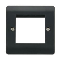 Click Mode CMA311AG 1 Gang New Media Unfurnished Plate - 2 Aperture