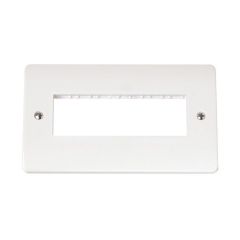 Click Mode CMA426 2 Gang MiniGrid Unfurnished Plate - 6 Aperture