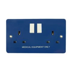 Click Mode CMA637BL 13A 2 Gang DP Switched Clean Earth Socket