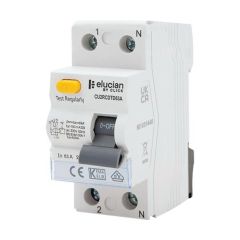 Elucian CU2RCDTD63A 2 Pole 63A 100mA Time Delay RCD