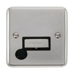 Click Deco Plus DPCH550BK 13A FCU With Optional Flex Outlet Chrome