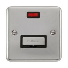 Click Deco Plus DPCH753BK 13A FCU With Neon Chrome