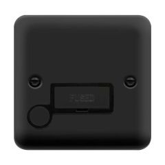 Click Deco Plus DPMB550BK 13A FCU With Optional Flex Outlet Matt Black