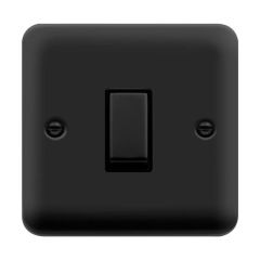 Click Deco Plus DPMB722BK 20A DP Plate Switch Matt Black