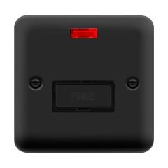 Click Deco Plus DPMB753BK 13A FCU With Neon Matt Black