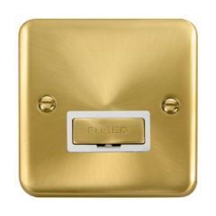 Click Deco Plus DPSB750WH 13A FCU Satin Brass