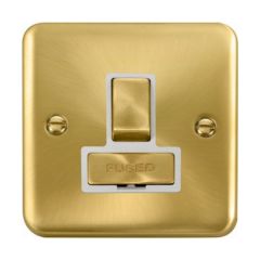 Click Deco Plus DPSB751WH 13A DP Switched FCU Satin Brass