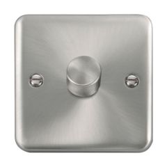 Click Deco Plus DPSC161 1 Gang 2 Way 100W Dimmer Switch Satin Chrome