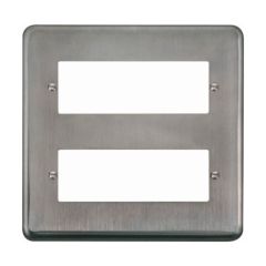 Click Deco Plus DPSS512 2 Tier MiniGrid Unfurnished Plate - 12 Apertures Stainless Steel