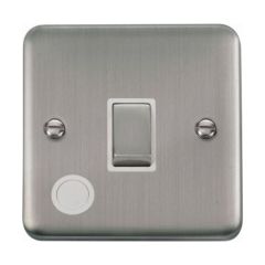 Click Deco Plus DPSS522WH 20A DP Plate Switch With Optional Flex Outlet Stainless Steel