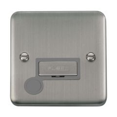 Click Deco Plus DPSS550GY 13A FCU With Optional Flex Outlet Stainless Steel