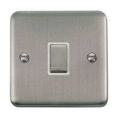 Click Deco Plus DPSS722WH 20A DP Plate Switch Stainless Steel