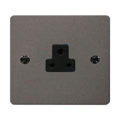 Click Define FPBN039BK 2A Round Pin Socket Outlet Black Nickel