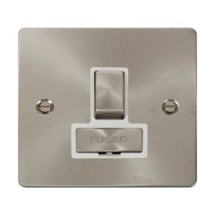 Click Define FPBS751WH 13A DP Switched FCU Brushed Stainless
