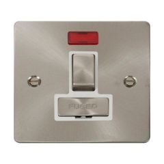 Click Define FPBS752WH 13A DP Switched FCU With Neon Brushed Stainless