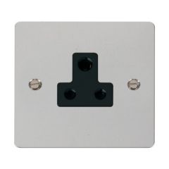 Click Define FPCH038BK 5A Round Pin Socket Outlet Chrome