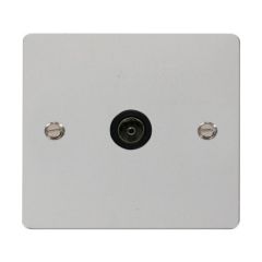 Click Define FPCH065BK Single Non-Isolated Coaxial Outlet Chrome