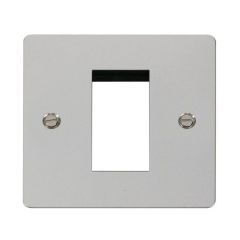 Click Define FPCH310 1 Gang New Media Unfurnished Plate - 1 Aperture Chrome