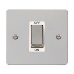 Click Define FPCH500WH 45A 1 Gang DP Plate Switch Chrome