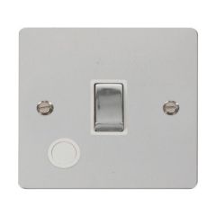 Click Define FPCH522WH 20A DP Plate Switch With Optional Flex Outlet Chrome