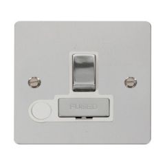 Click Define FPCH551WH 13A DP Switched FCU With Optional Flex Outlet Chrome