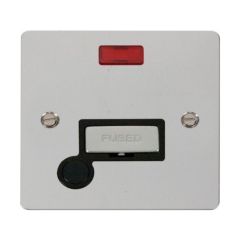 Click Define FPCH553BK 13A FCU With Neon & Optional Flex Outlet Chrome
