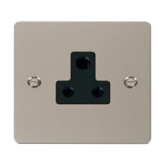 Click Define FPPN038BK 5A Round Pin Socket Outlet Pearl Nickel