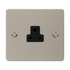 Click Define FPPN039BK 2A Round Pin Socket Outlet Pearl Nickel