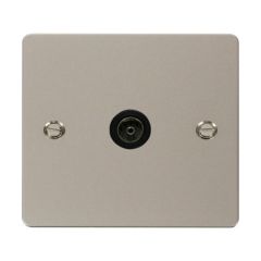 Click Define FPPN065BK Single Non-Isolated Coaxial Outlet Pearl Nickel
