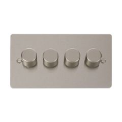 Click Define FPPN154 4 Gang 2 Way 400Va Dimmer Switch Pearl Nickel