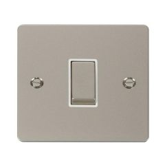 Click Define FPPN411WH 10AX 1 Gang 2 Way Plate Switch Pearl Nickel