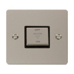 Click Define FPPN520BK 10A 3 Pole Fan Isolation Plate Switch Pearl Nickel
