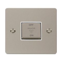 Click Define FPPN520WH 10A 3 Pole Fan Isolation Plate Switch Pearl Nickel