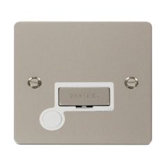 Click Define FPPN550WH 13A FCU With Optional Flex Outlet Pearl Nickel
