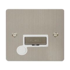 Click Define FPSS550WH 13A FCU With Optional Flex Outlet Stainless Steel