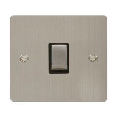 Click Define FPSS722BK 20A DP Plate Switch Stainless Steel
