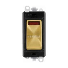 Click GridPro GM2018NBKSB-MW 20AX DP Switch With Neon Module