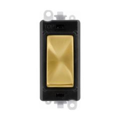 Click GridPro GM2075BKSB 20AX 3 Position Centre 'Off' Retractive Switch Module